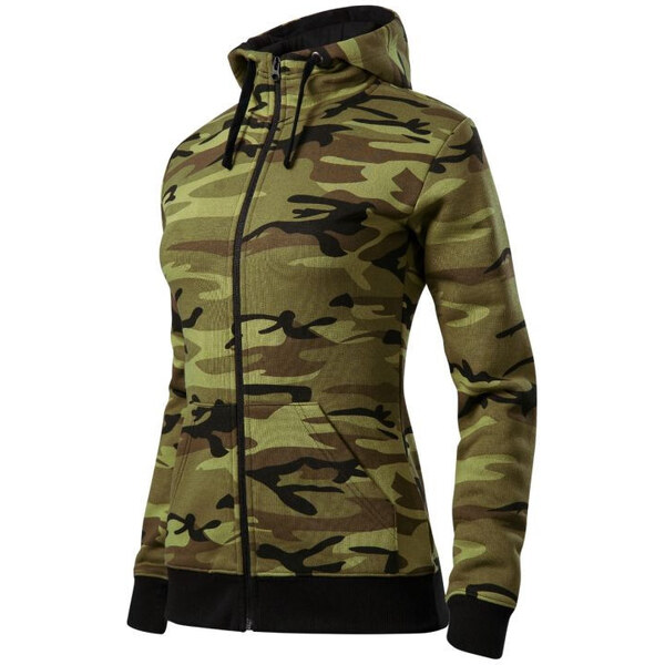Dámska mikina bez gombíkov Camo W MLI-C2034 - Malfini 41606730