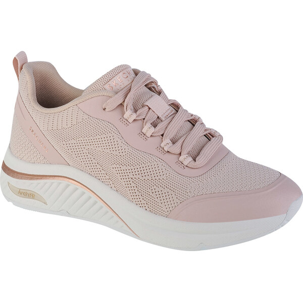 Púdrové dámske tenisky Skechers Arch Fit S-Miles 155567-NAT 61532133