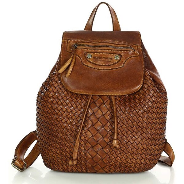 Marco Mazzini handmade MARCO MAZZINI Dámsky kožený batoh | koňak VS13b 46885067