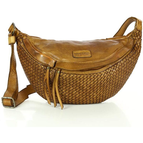 Marco Mazzini handmade MARCO MAZZINI Kožená crossbody kabelka | camel 41605231