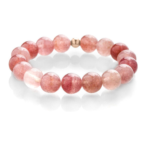 Jahodový kremeň - náramok Trimakasi 41629392