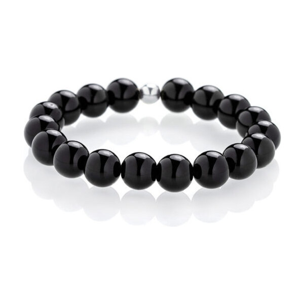 Čierny obsidián - náramok Trimakasi 41629439