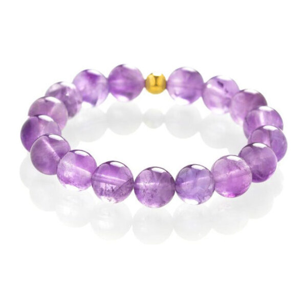 Ametyst Rose de France - náramok Trimakasi 41629418