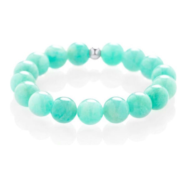 Mozambický amazonit - náramok Trimakasi 41629421