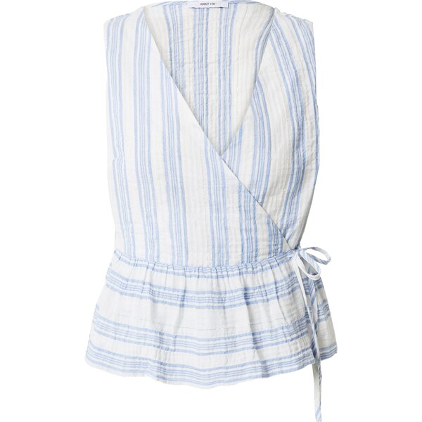 ABOUT YOU Top Felize svetlomodrá / biela 54248989