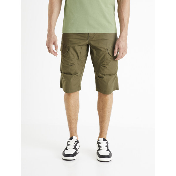 Kaki pánske kraťasy Celio Bocourtbm1 50573364