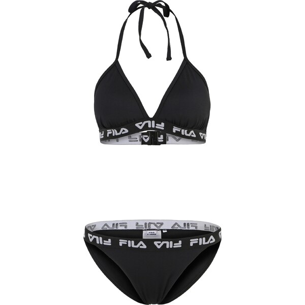 FILA Športové bikiny Split čierna / biela 42115826