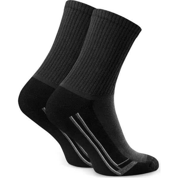 STEVEN Čierne pánske bavlnené ponožky Art. 047 AX112, SIZE 41-43 41702873