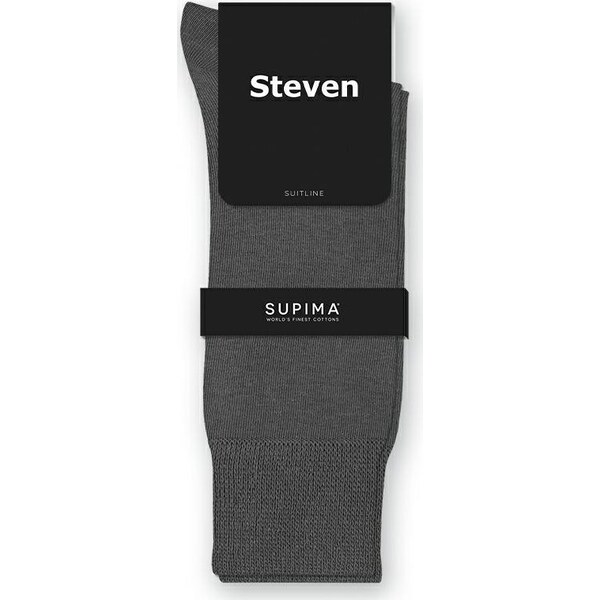 STEVEN Tmavosivé pánske ponožky Art.157 KU002, GRAPHITE 42006220