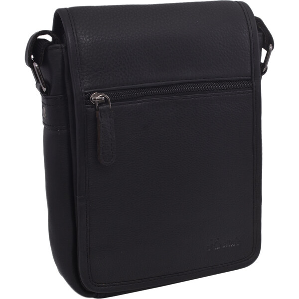 Mercucio Pánske kožené crossbody čierna nappa 250906 65263553