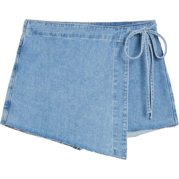 Bershka Džínsy svetlomodrá 54249052