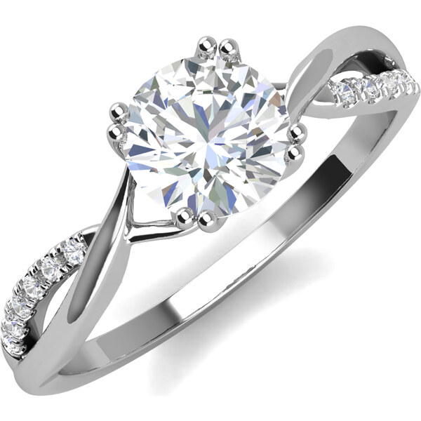 Royal Fashion stříbrný pozlacený prsten MR073 47500329