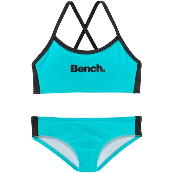 BENCH Bikiny tyrkysová / čierna 54382009