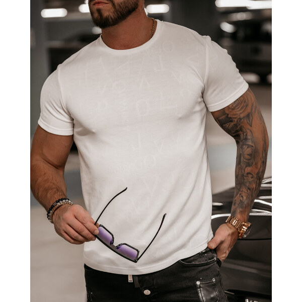 Pánske tričko 277061 ecru - Ola Voga 42086030