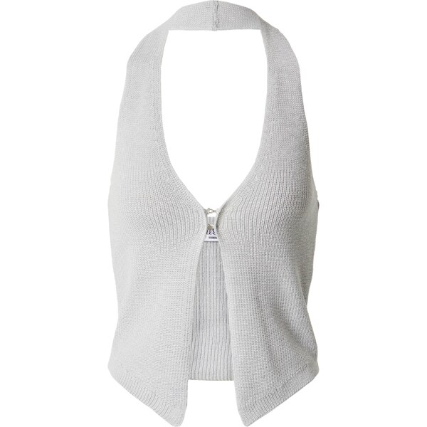 SHYX Vyšívaný top Hava svetlosivá 54249297