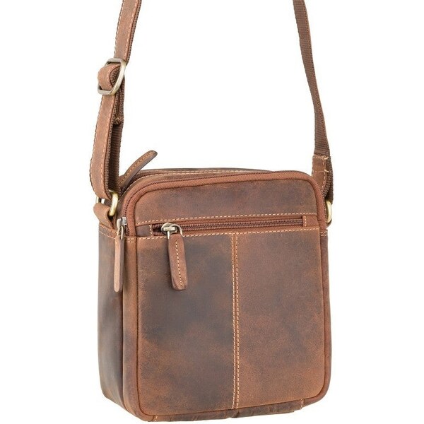 Visconti Značková pánska kožená taška cez rameno (GT188) 42129374