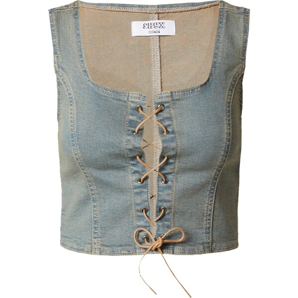 SHYX Top Iris béžová / modrá denim 54249293