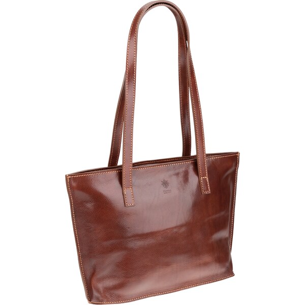 Hnedá kožená talianska kabelka Ambra Marrone NovaKabelka.sk 42157632