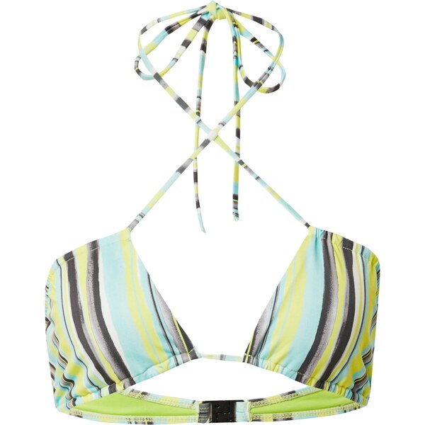 River Island Bikinový top svetlomodrá / trstinová / čierna / biela 63209407