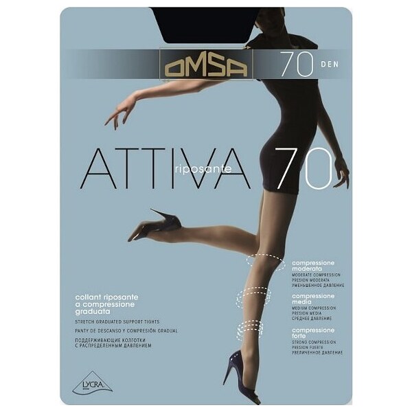 Kompresné silonky Omsa Attiva 70 den 2-5 42165849