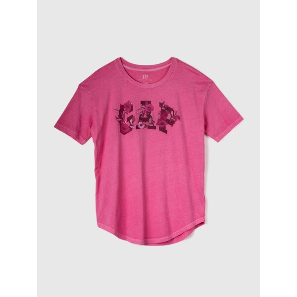 GAP Dámske Tričko s květinovým logom 540598-00 66268168