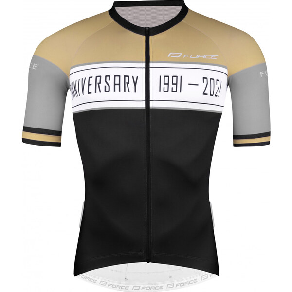 Force dres anniversary krátky rukáv, čierno-zlatý 42184468