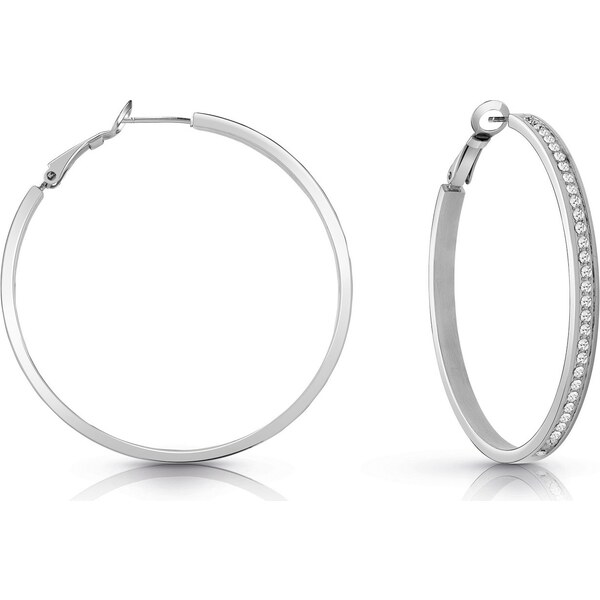 Guess Luxusné oceľové náušnice s kryštálmi Color My Day JUBE02247JWRHT 66587687