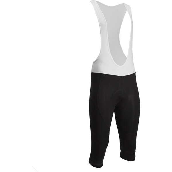 Pánske 3/4 cyklo nohavice Silvini Alvo Bib čierna/biela 43243749