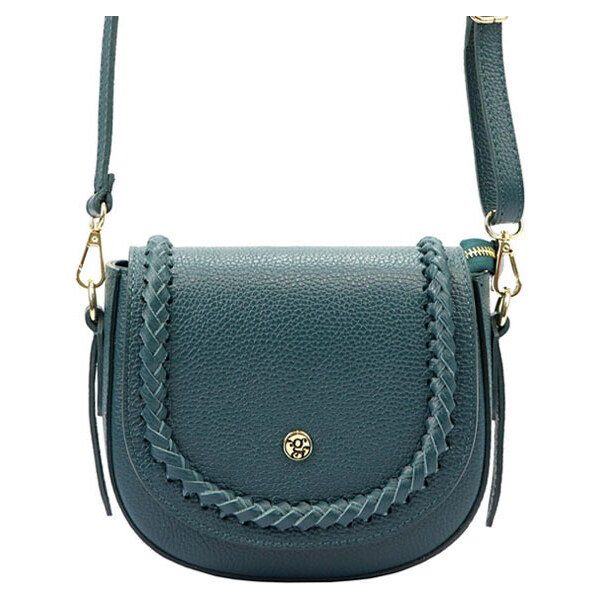 Petrolejová elegantná crossbody kabelka Gregorio L1703 42649531