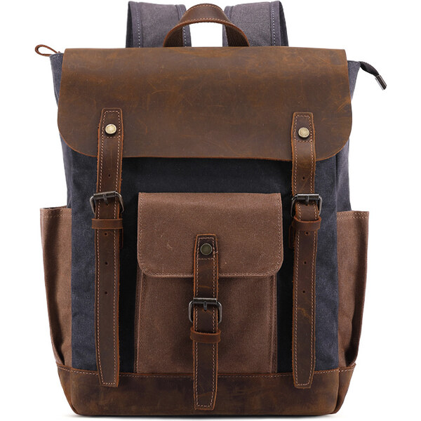 VALMIO Batoh Grie sivý a hnedý 42716672