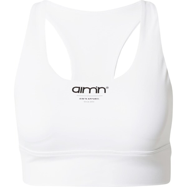 Aimn Športová podprsenka čierna / šedobiela 42704841