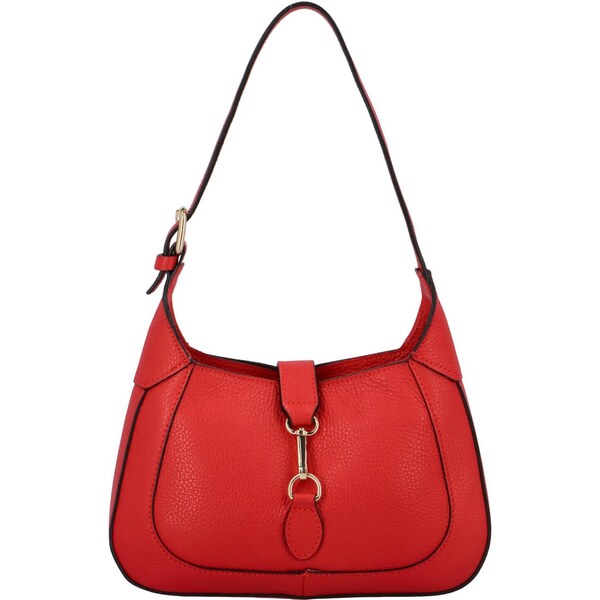 Delami Vera Pelle Dámska kožená kabelka cez rameno červená - Delami 43360588
