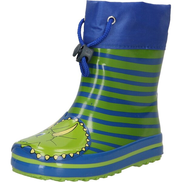 BECK Gumáky modrá / zelená 65772459