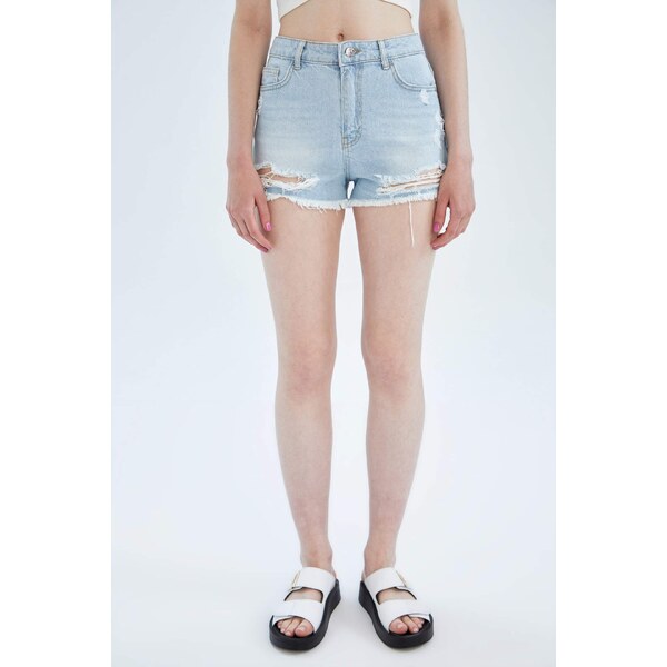 DEFACTO High Waisted Jean Short 55555030