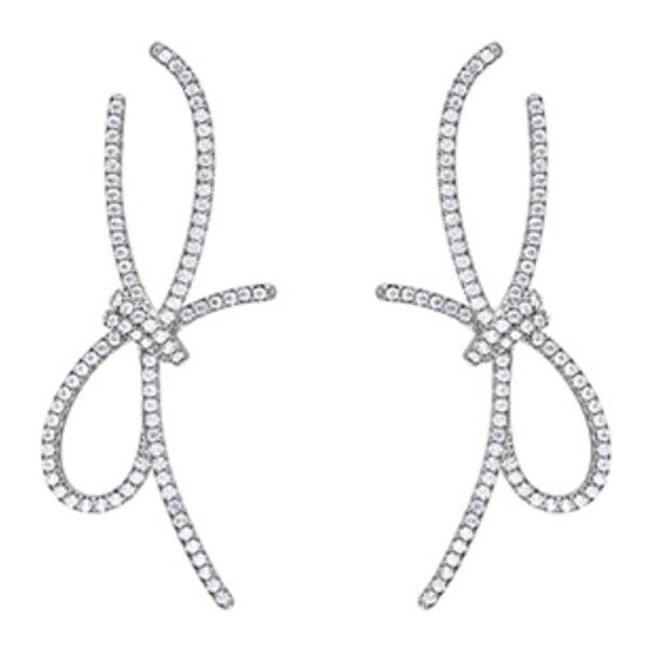 SWAROVSKI Elements Swarovski e. náušnice Wedding, mašle see3782 42695875