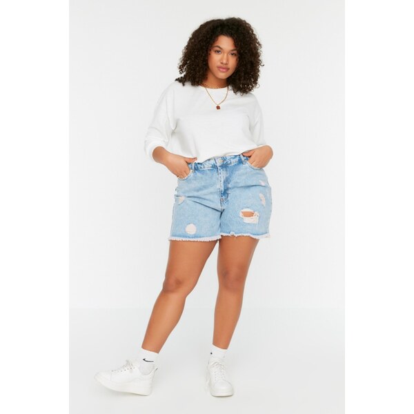 Dámske kraťasy Trendyol Bermuda 42729205