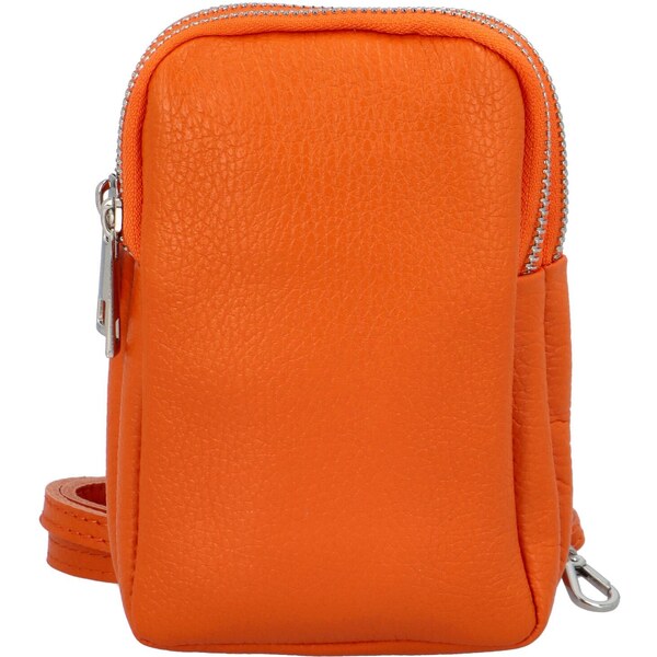 Delami Vera Pelle Dámske kožené crossbody púzdro oranžové - Delami 62336641