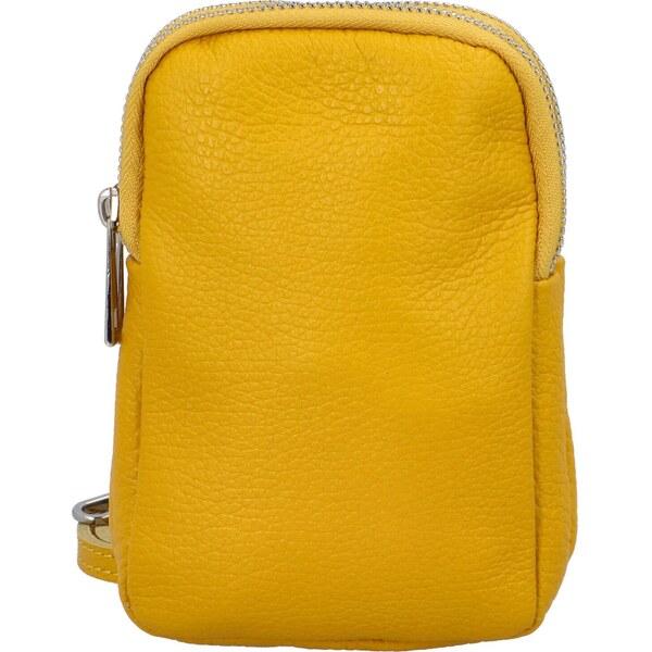 Delami Vera Pelle Dámske kožené crossbody púzdro žlté - Delami Valli 60258527