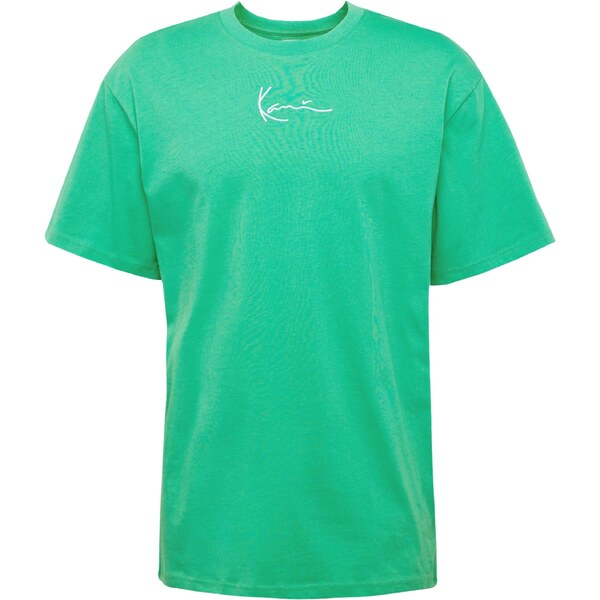 Karl Kani Tričko trávovo zelená / biela 54250028