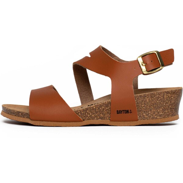 Bayton Remienkové sandále Reus farba ťavej srsti / zlatá 54233713