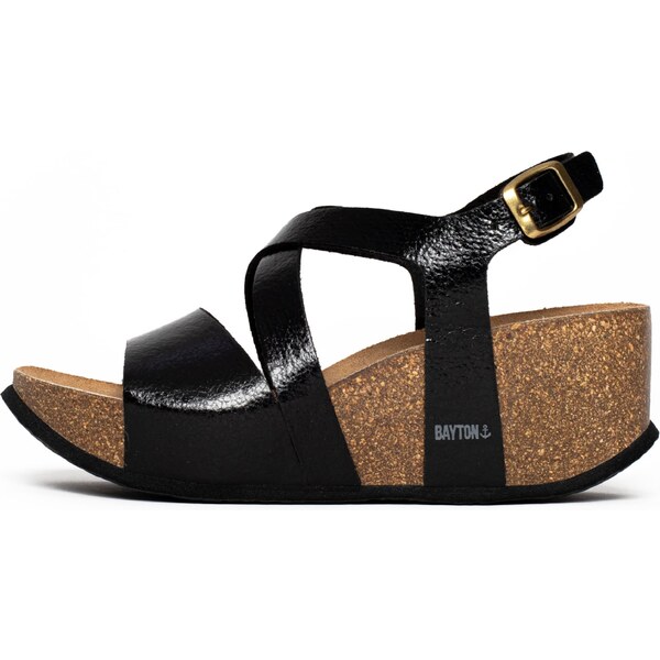 Bayton Sandále Malaga hnedá / čierna 54233647