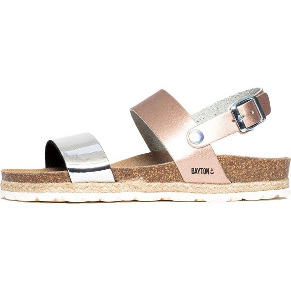 Bayton Remienkové sandále Tone zlatá / čierna / strieborná 54233807