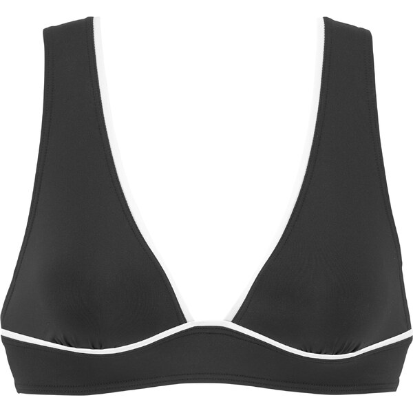 VIVANCE Bikinový top čierna / biela 61943368