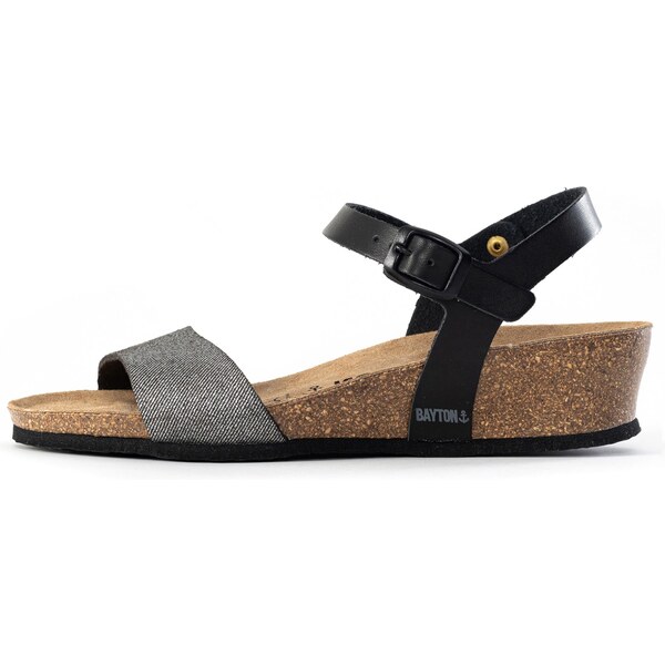 Bayton Remienkové sandále Wodonga sivá / čierna 54233681