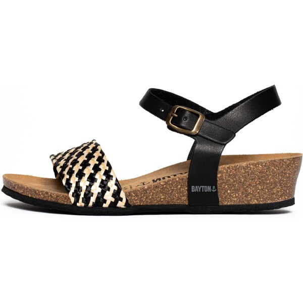 Bayton Sandále LEGANES béžová / čierna 54233637