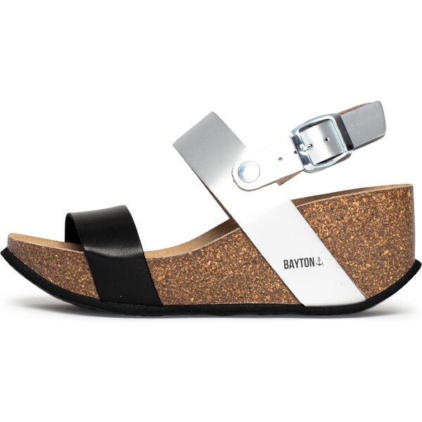 Bayton Sandále Selene čierna / strieborná 54233781