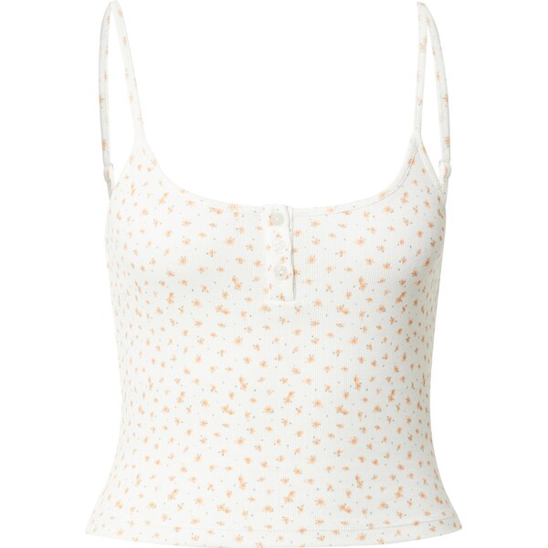 A LOT LESS Top Susan oranžová / biela 54250025