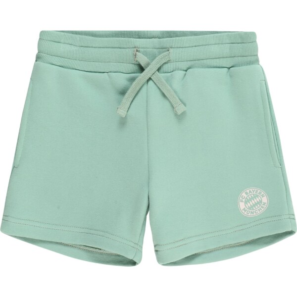 FCBM Nohavice Maja pastelovo zelená / biela 42753191