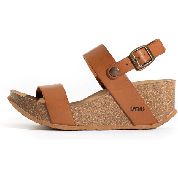 Bayton Sandále Selene farba ťavej srsti 62915178