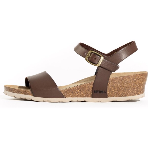 Bayton Remienkové sandále Wodonga krémová / hnedá / svetlohnedá 54233644